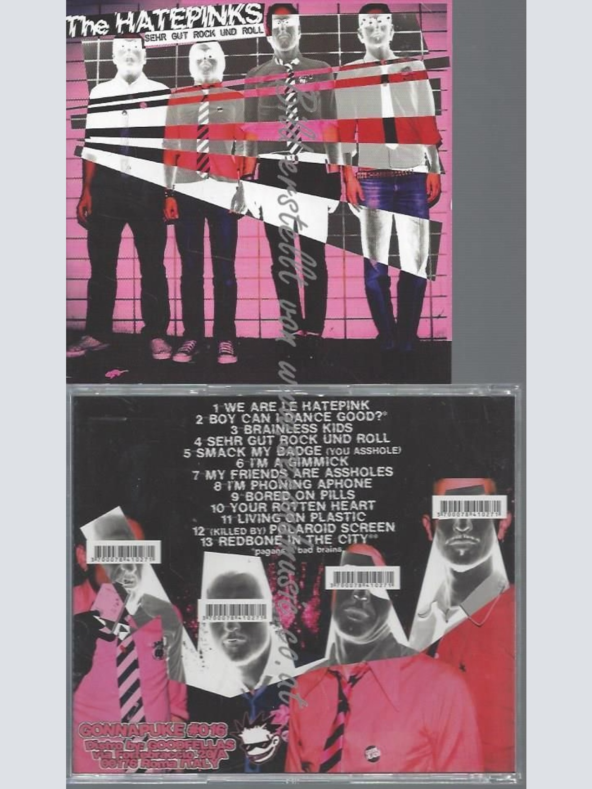 CD--THE HATE PINKS--HATEPINKS - SEHR GUT ROCK & ROLL |