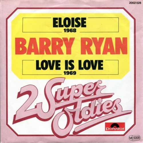 7", Single Barry Ryan - Eloise / Love Is Love