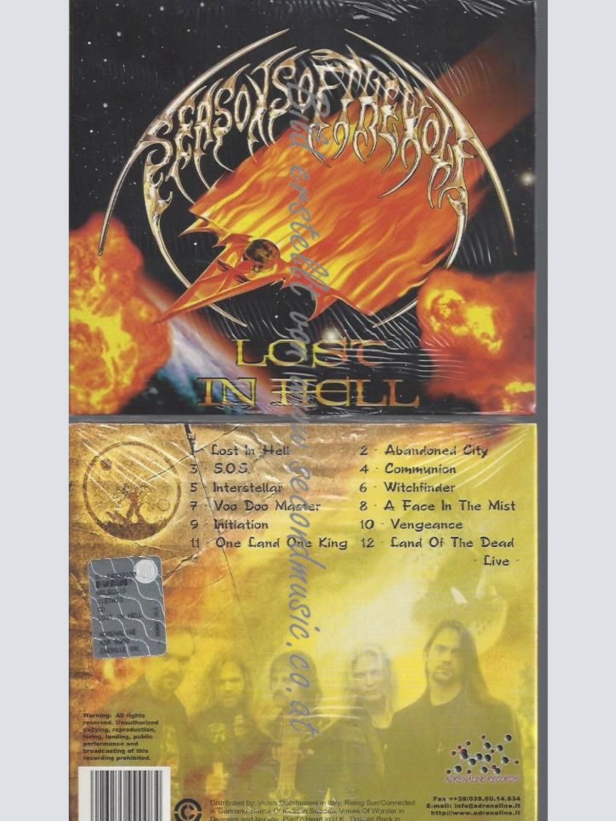 CD--Lost in Hell // Seasons Of The Wolf