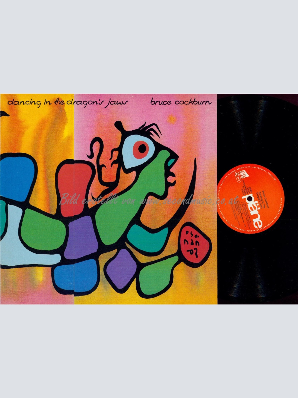 LP--BRUCE COCKBURN DANCING IN THE DRAGONS JAWS //PLÄNE