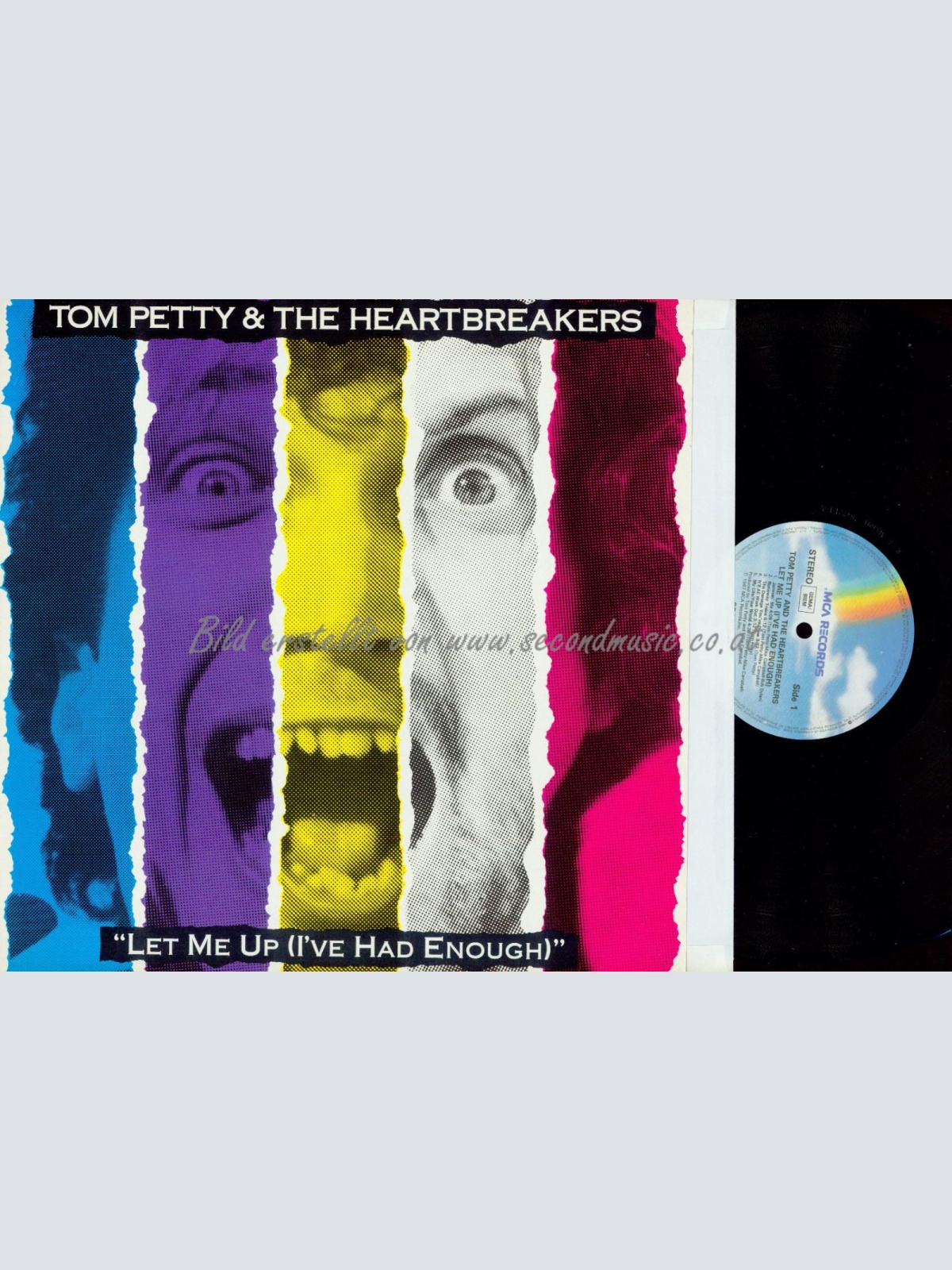 LP--TOM PETTY AND THE HEARTBREAKERS LET ME UP // OIS// 254721