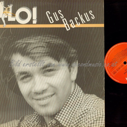 LP--GUS BACKUS // HALLO // MIT AUTOGRAMM