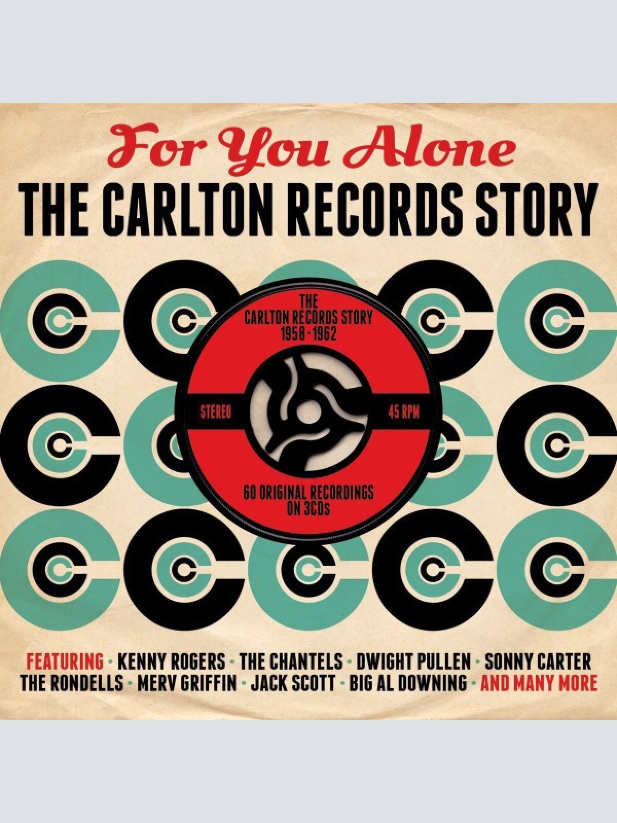 3xCD, Comp Various - For You Alone, The Carlton Records Story