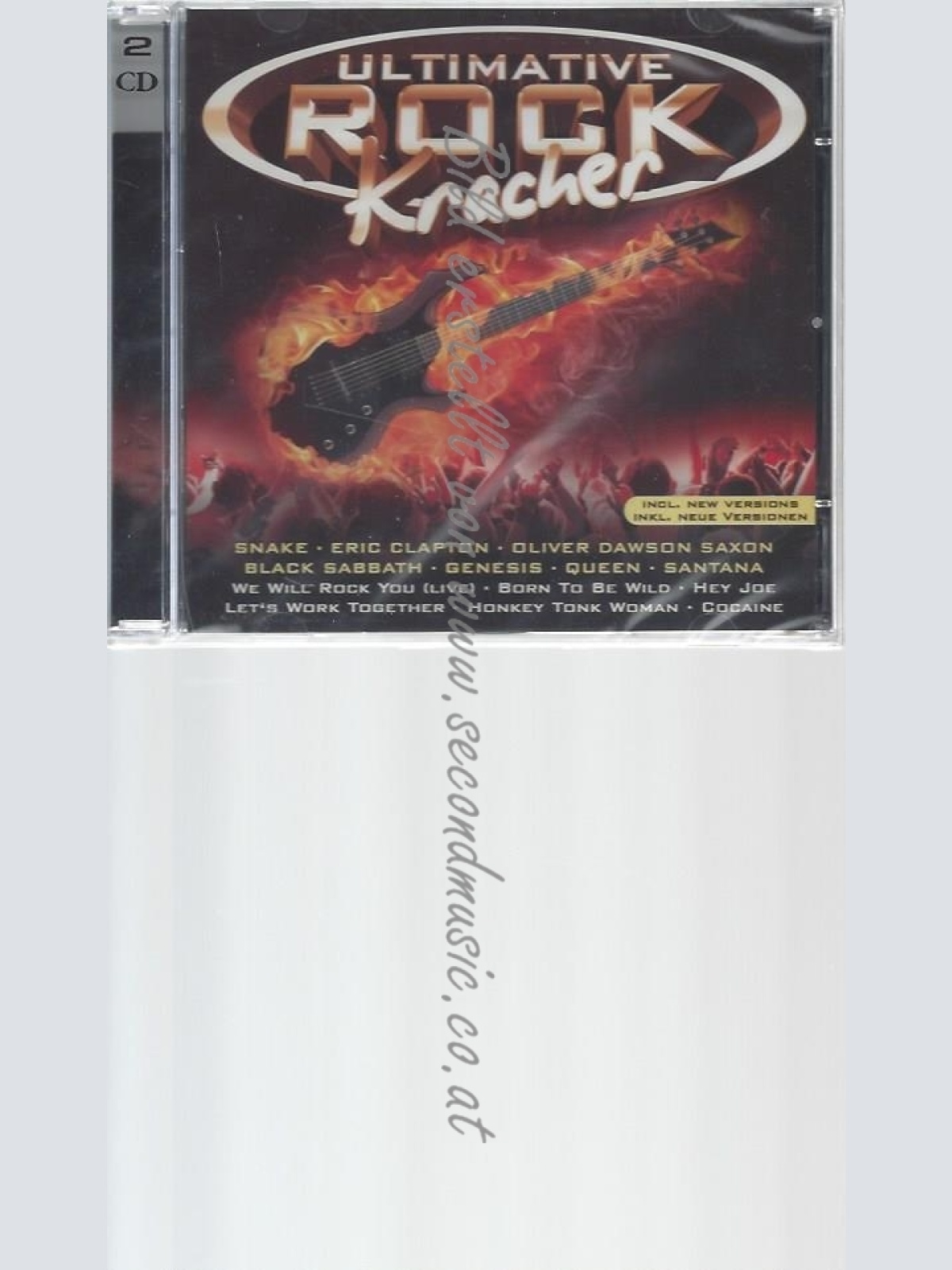 CD--VARIOUS--ULTIMATIVE ROCK KRACHER DOPPEL-CD