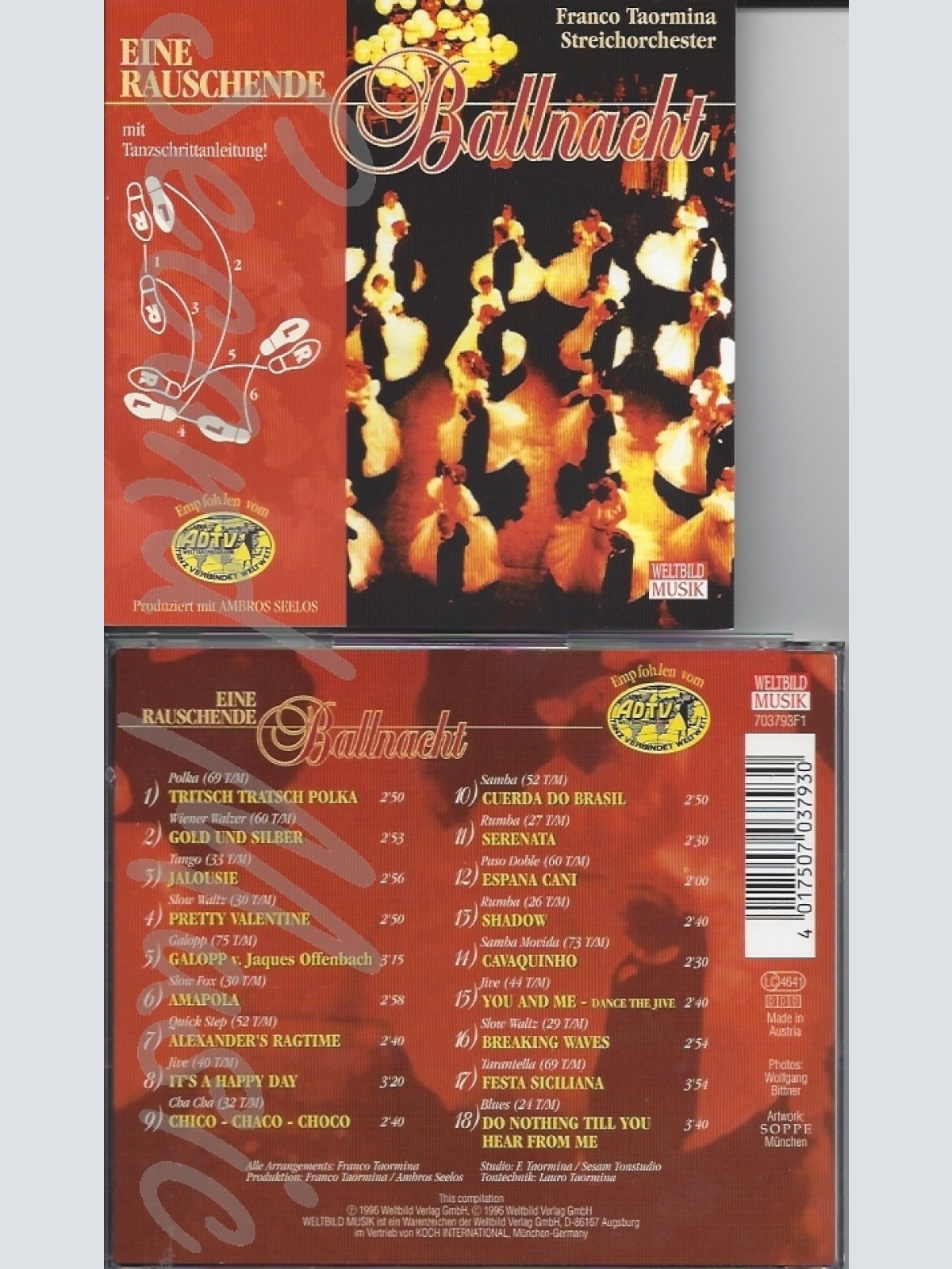 CD--FRANCO STREICHORCHES. TAORMINA UND VARIOUS -KOMPONIST- -1996- -- EINE RAUSCH