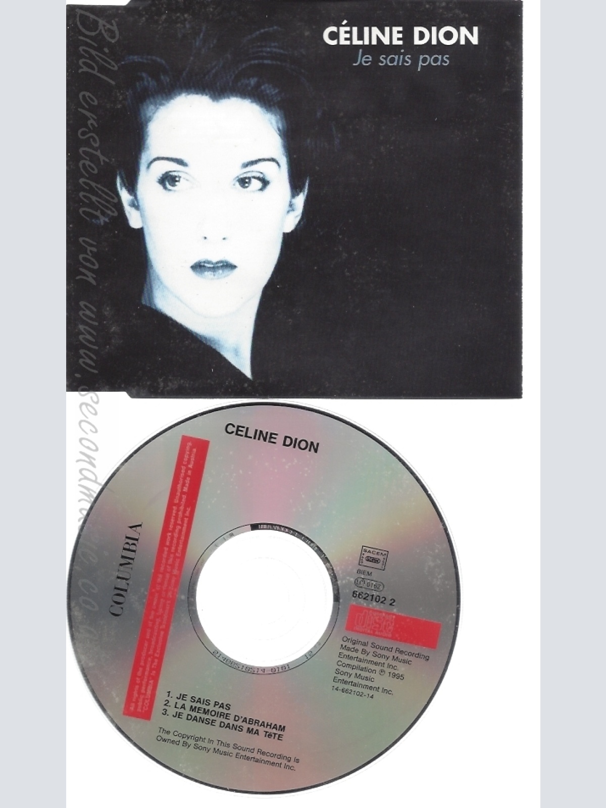 CD--CELINE DION -- - SINGLE -- JE SAIS PAS