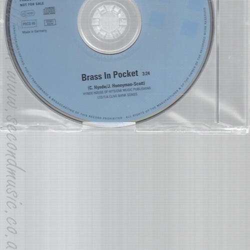 CD--PRETENDERS--BRASS IN POCKET--PROMO