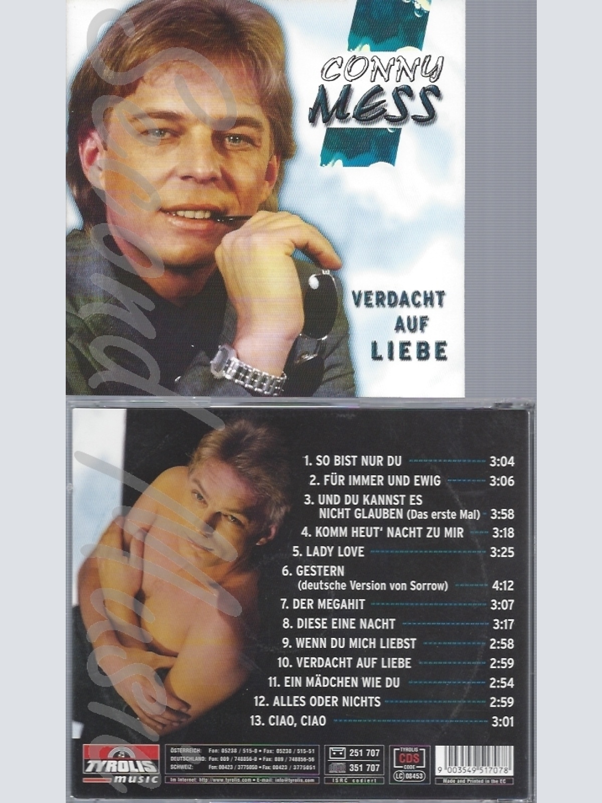 CD--CONNY MESS -2000- -- VERDACHT AUF LIEBE
