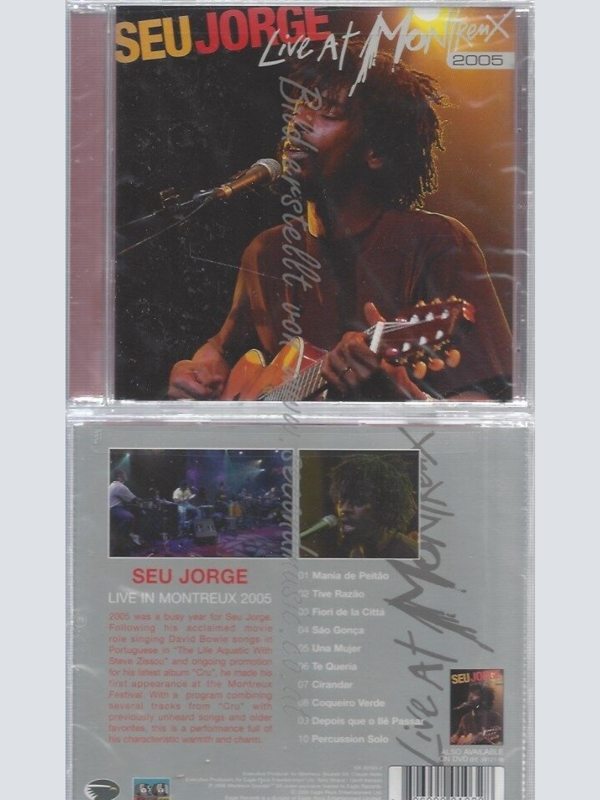 CD--SEU JORGE -- --- LIVE IN MONTREUX 2005
