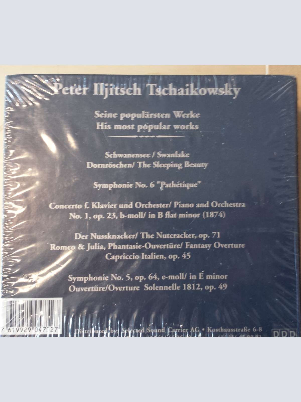 CD--PETER ILJITSCH TSCHAIKOWSKY--THE ESSENTIAL COLLECTION--5 CD BOX--NEU -OVP