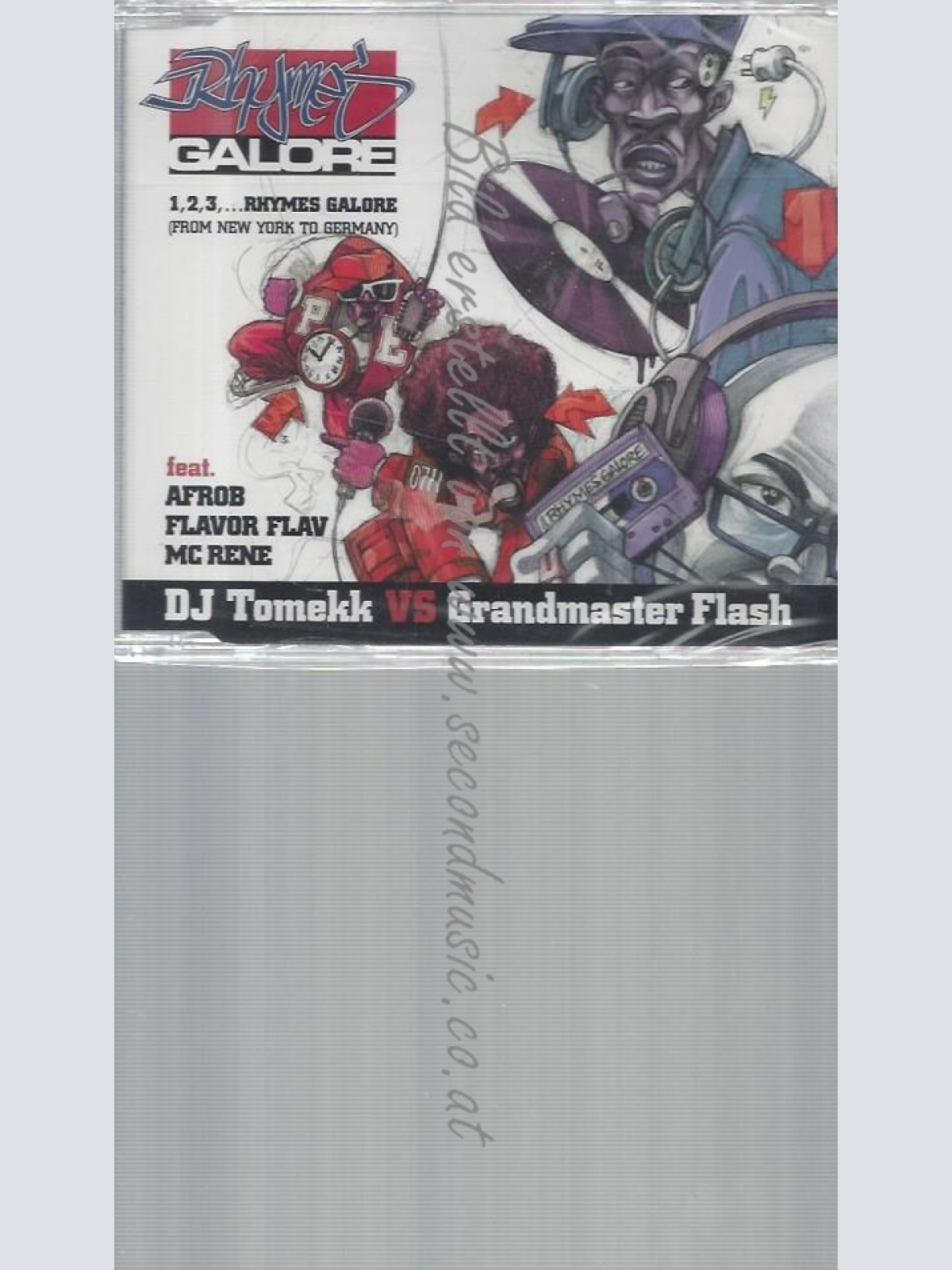 CD--DJ TOMEKK -- --- 1,2,3...RHYMES GALORE