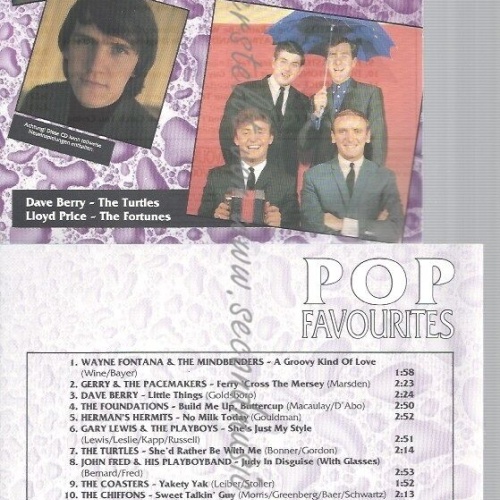 CD--INDBENDERS, GERRY/PACEMAKERS, DAVE BERRY.. / POP FAVOURITES -- WAYNE FONTANA