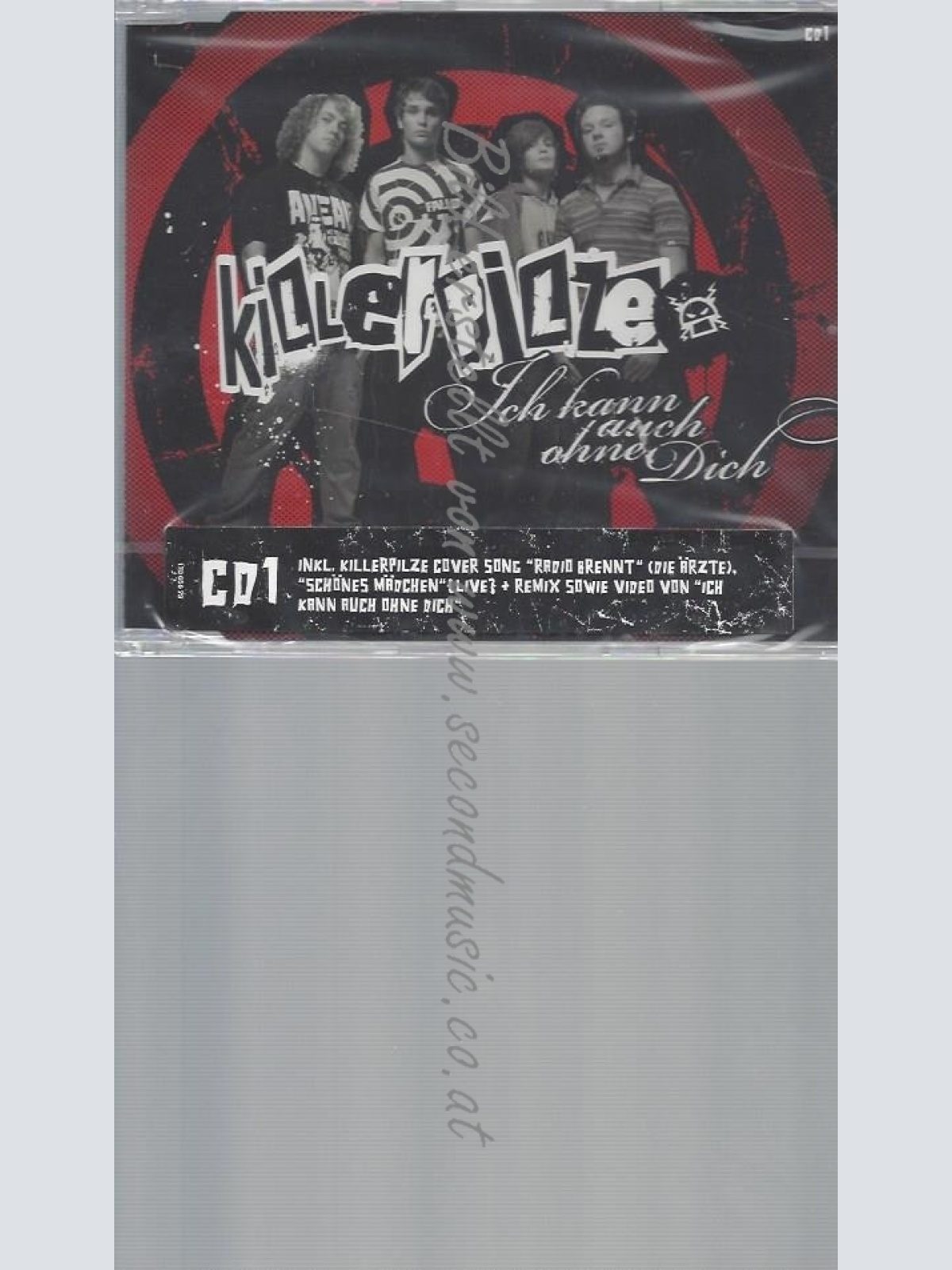 CD--KILLERPILZE -- ICH KANN AUCH OHNE DICH ----CD 1-
