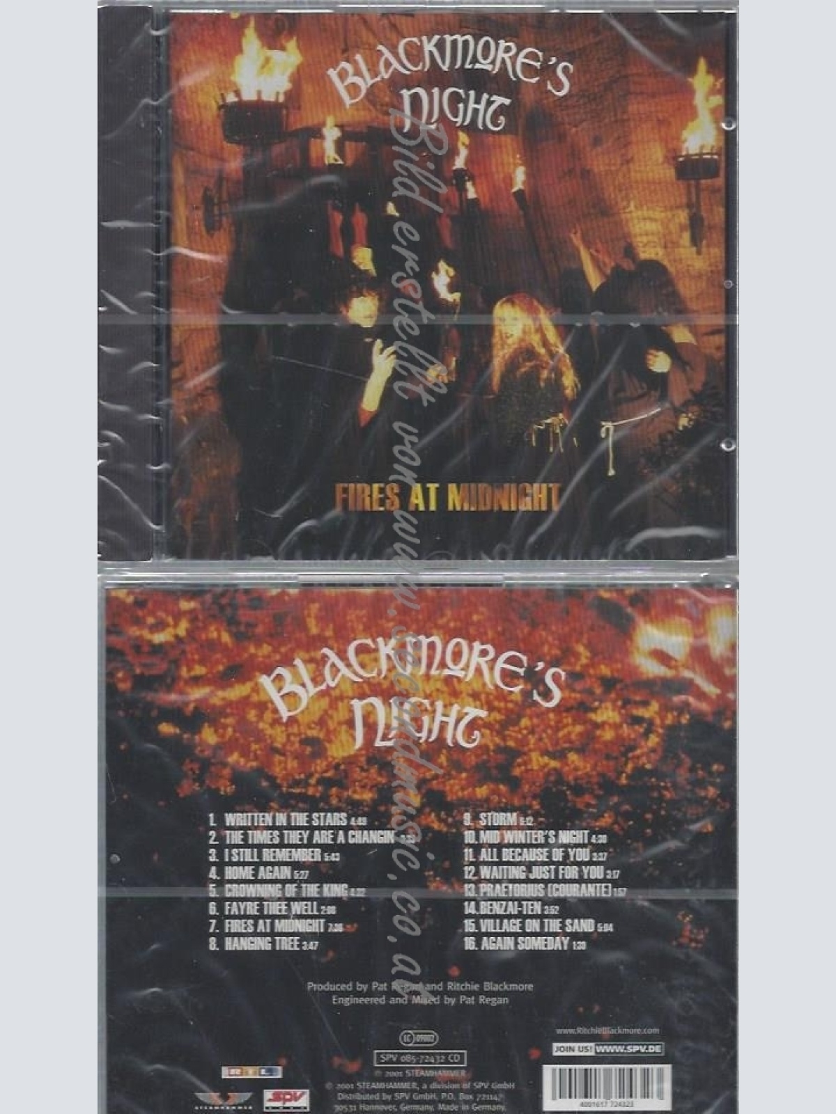 CD--BLACKMORE'S NIGHT--FIRES AT MIDNIGHT