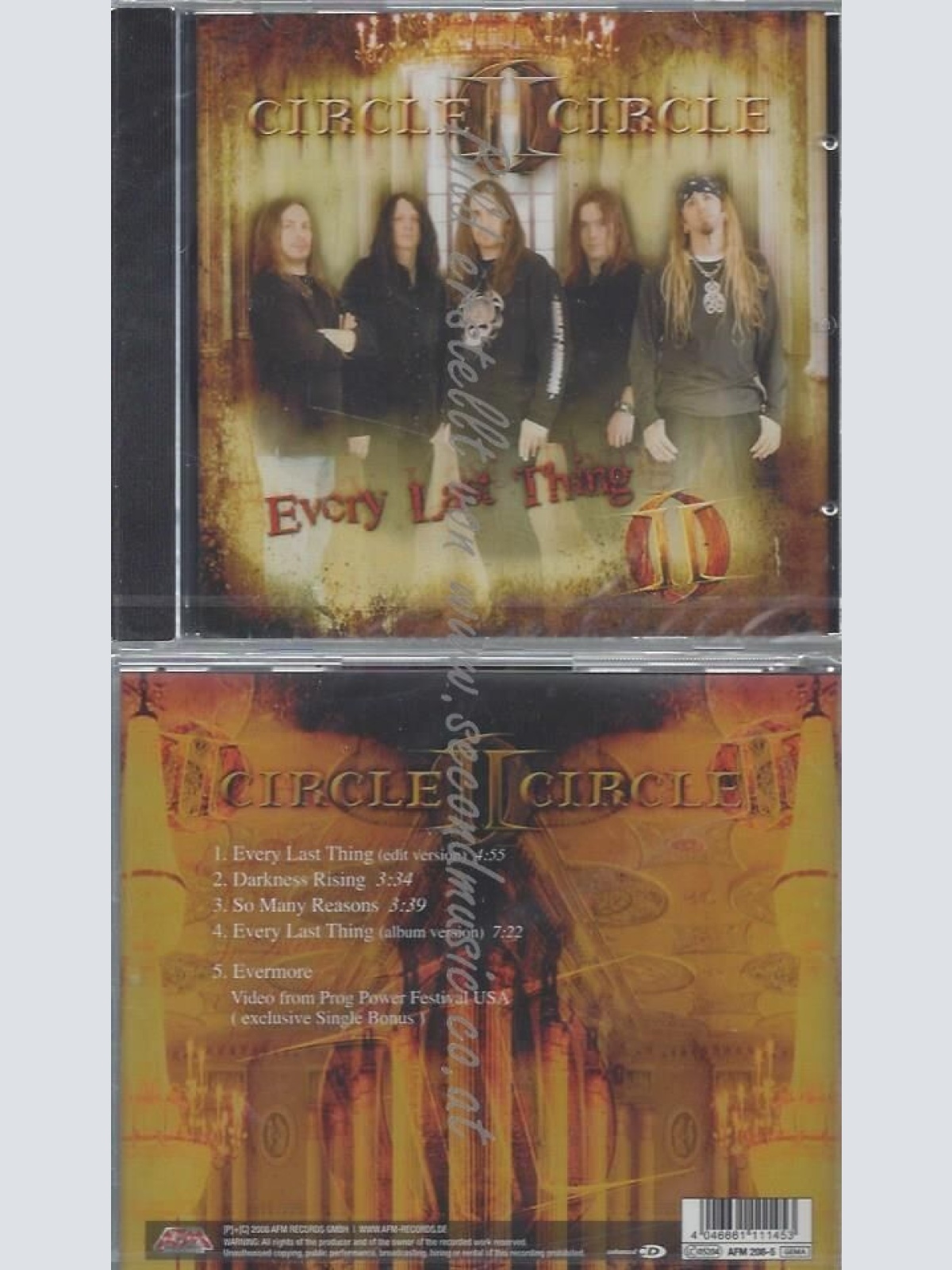 CD--CIRCLE II CIRCLE--EVERY LAST THING | SINGLE