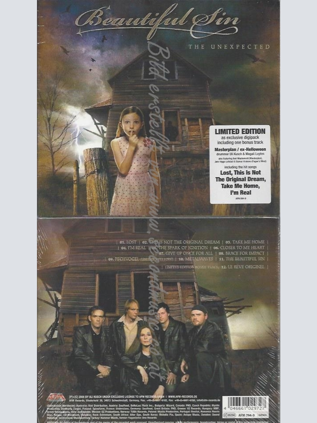 CD--BEAUTIFUL SIN--THE UNEXPECTED,LTD.ED. | LIMITED EDITION