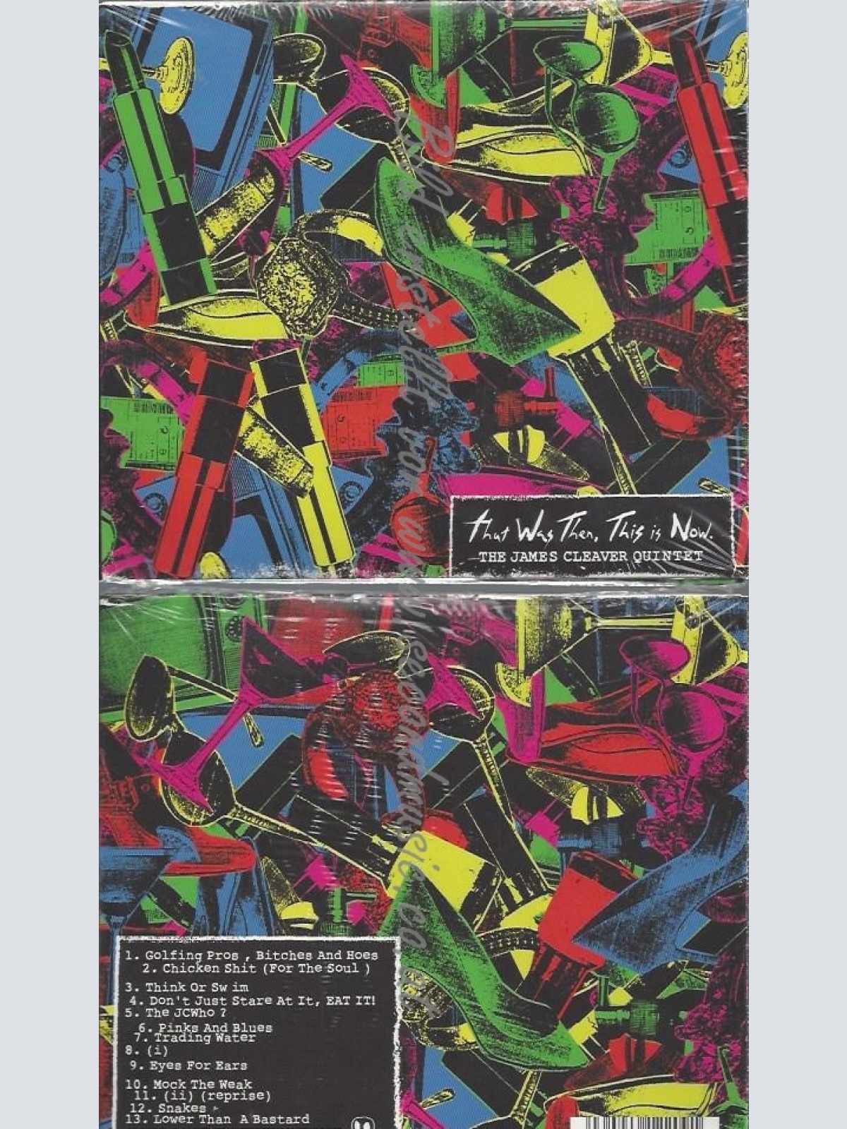 CD--JAMES CLEAVER QUINTET--THAT WAS THEN,THIS IS NOW