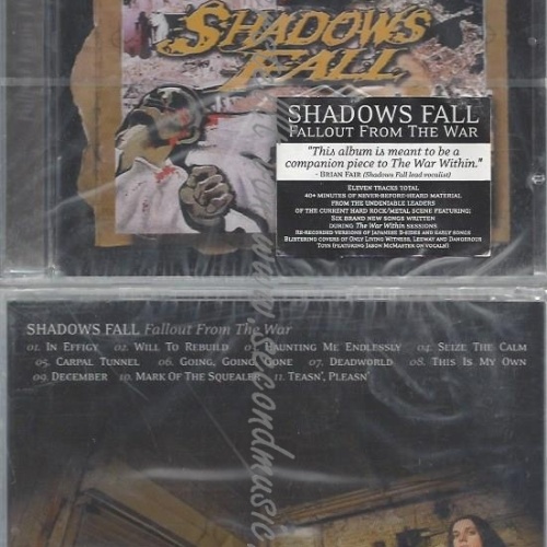 CD--SHADOWS FALL--FALLOUT FROM THE WAR