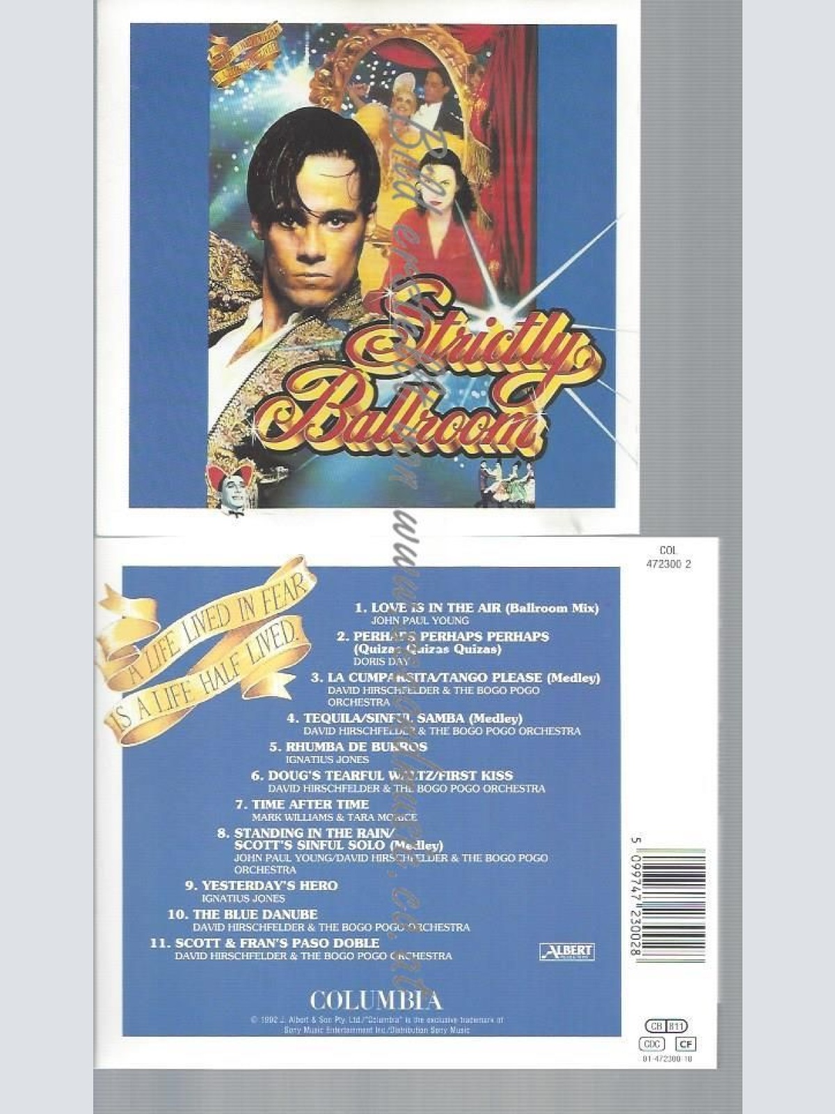 CD--DAVID HIRSCHFELDER --STRICTLY BALLROOM - SOUNDTRACK