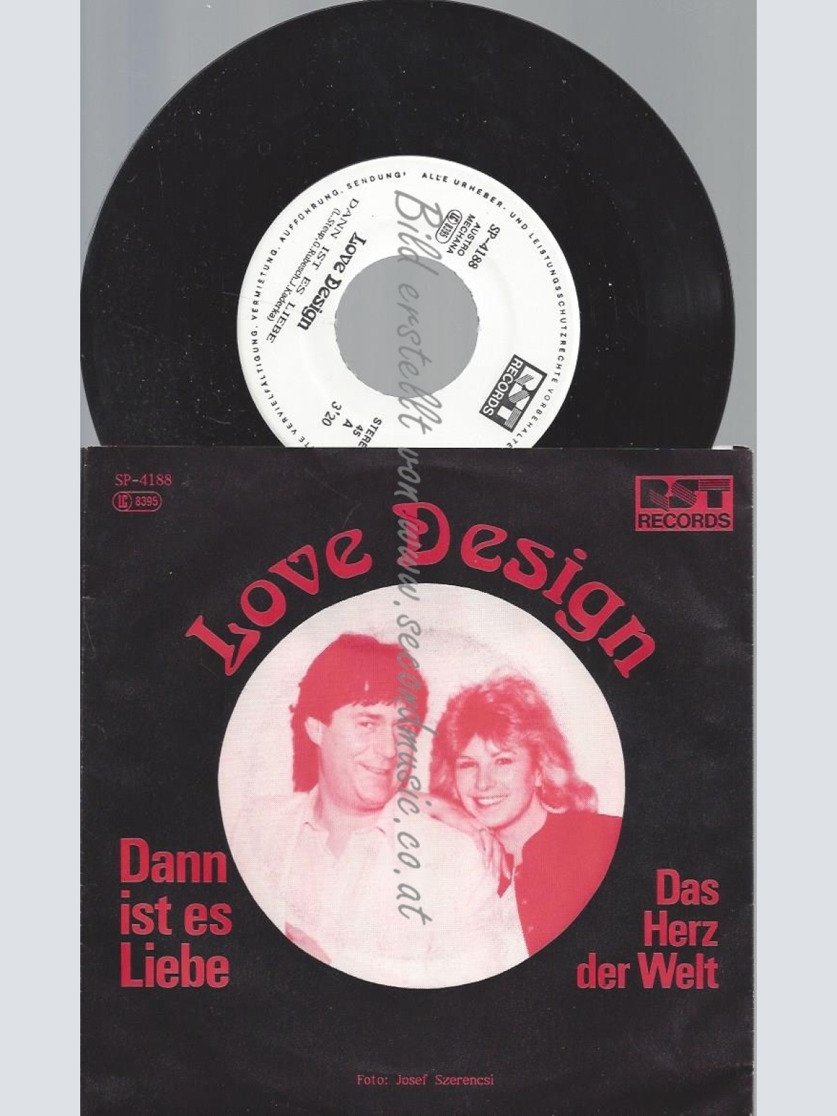 7"--LOVE DESIGN--DANN IST ES LIEBE