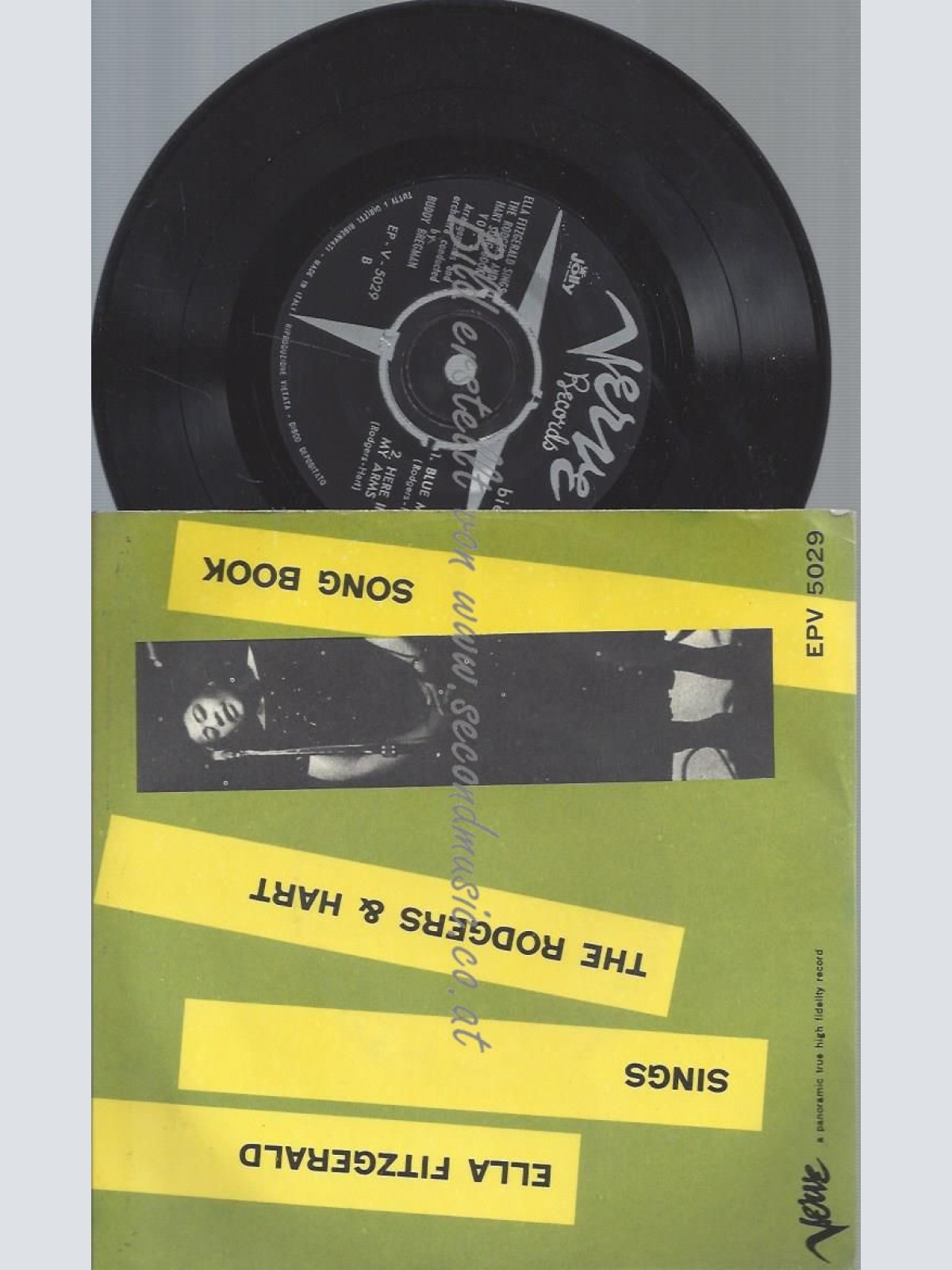 7" EP /ELLA FITZGERALD SINGS THE RODGERS & HART  SONGBOOK VOL 3