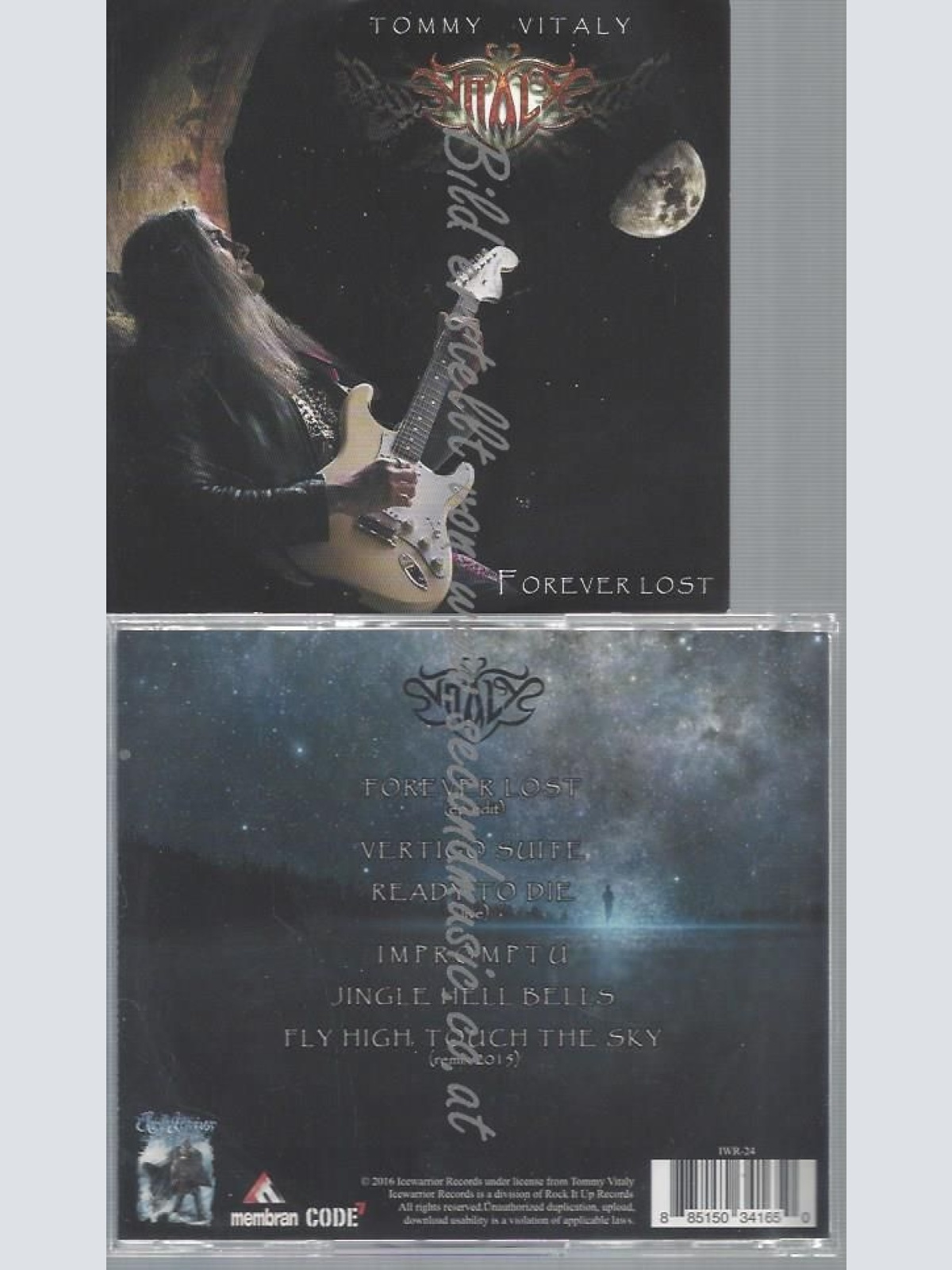 CD--TOMMY VITALY--FOREVER LOST EP