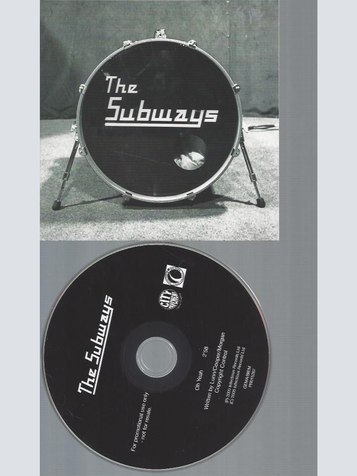 CD--THE SUBWAYS O YEAH // PROMO