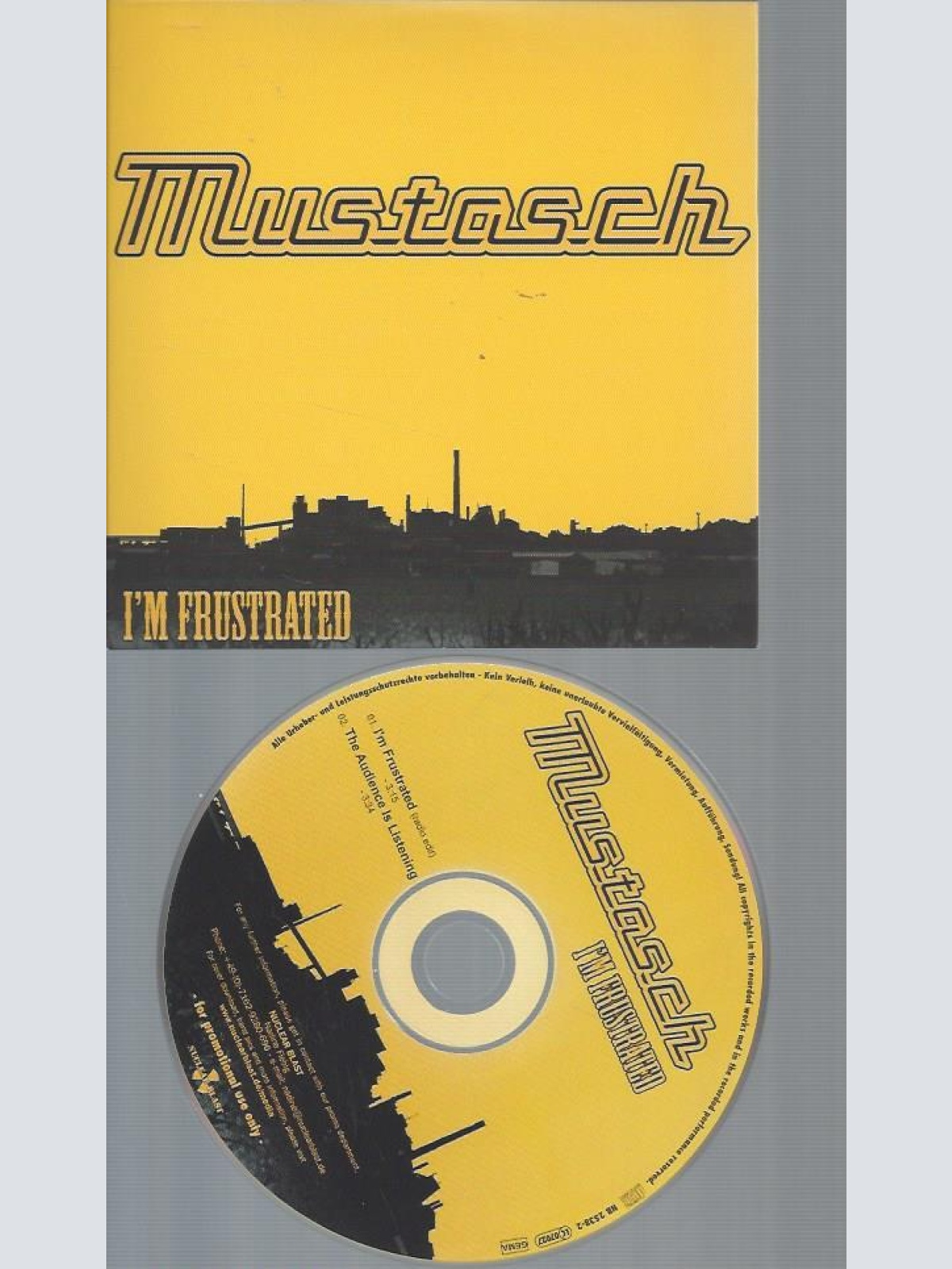 CD-MUSTASCH I'M FRUSTRATED // PROMO
