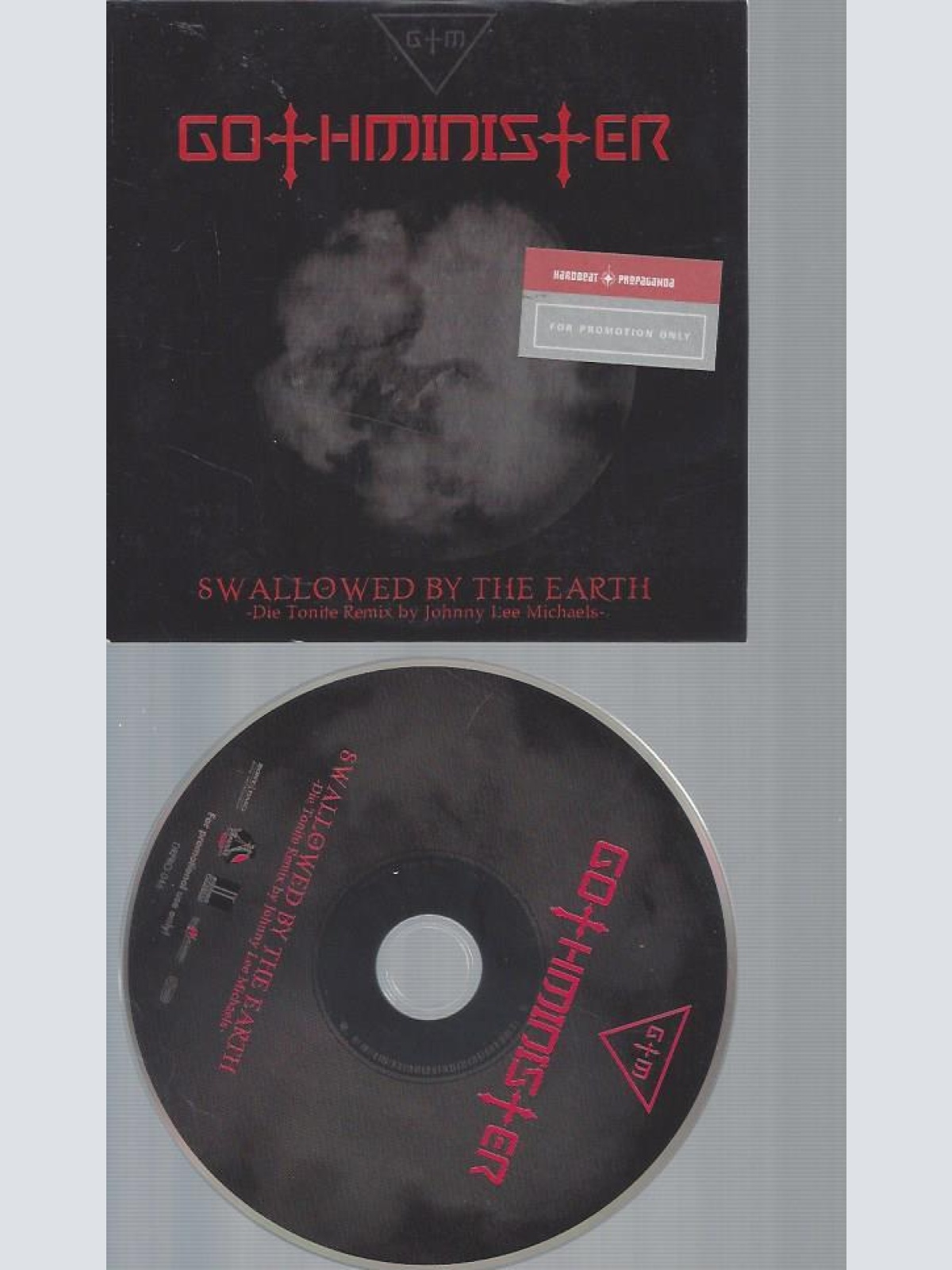 CD--GOTHMINISTER SWALLOWED BY THE EARTH  // PROMO