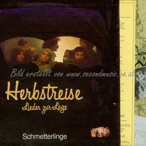 LP--SCHMETTERLINGE HERBSTREISE LIEDER ZUR LAGE // OIS + INNLAY