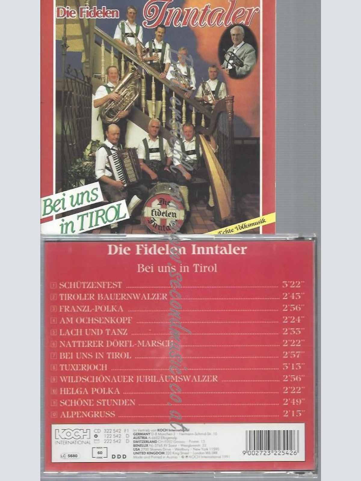 CD--DIE FIDELEN INNTALER--BEI UNS IN TIROL