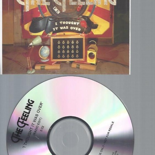 CD--THE FEELING I THOUGHT IT WAS OVER // PROMO