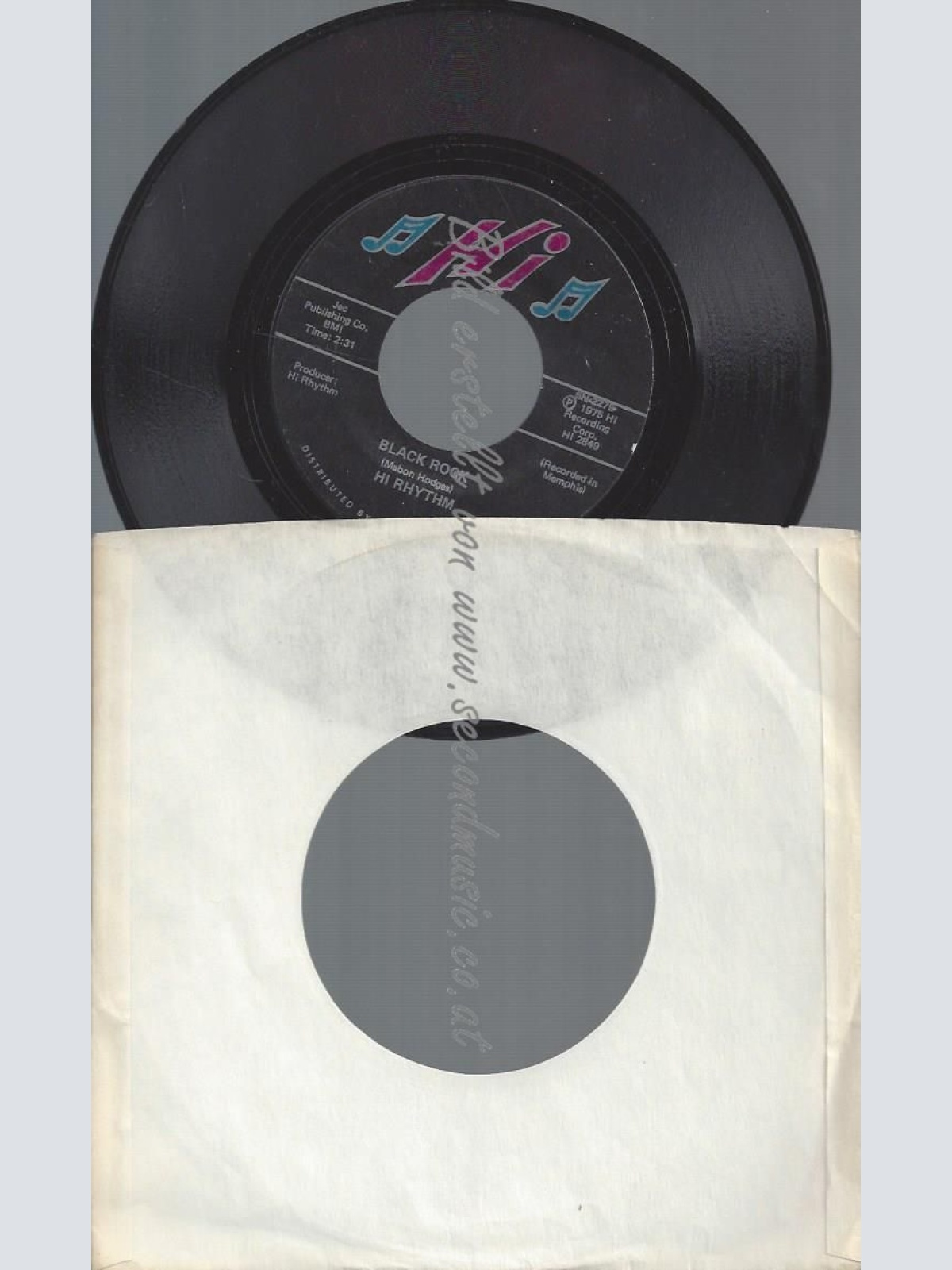 7" HI RHYTHM BLACK ROCK