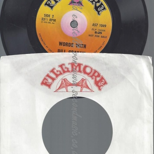 7" Bill Graham   Words With Bill Graham