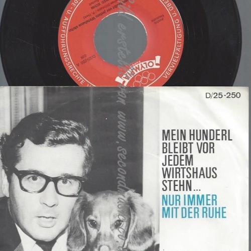 7"ALFRED BÖHM MEIN HUNDERL BLEIBT VOR JEDEM WIRTSHAUS STEHN