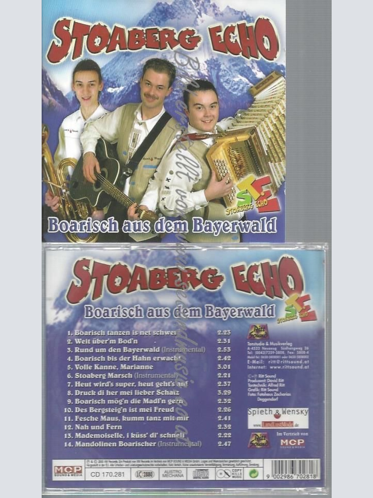 CD--STOABERG ECHO--BOARISCH AUS DEM BAYERWALD