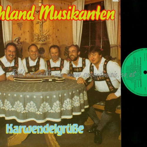 LP-- HOCHLAND MUSIKANTEN MIT LUGGI & HIAS  KARWENDELGRÜSSE