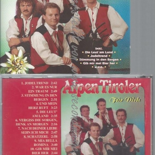 CD--ALPEN TIROLER--FÜR DICH