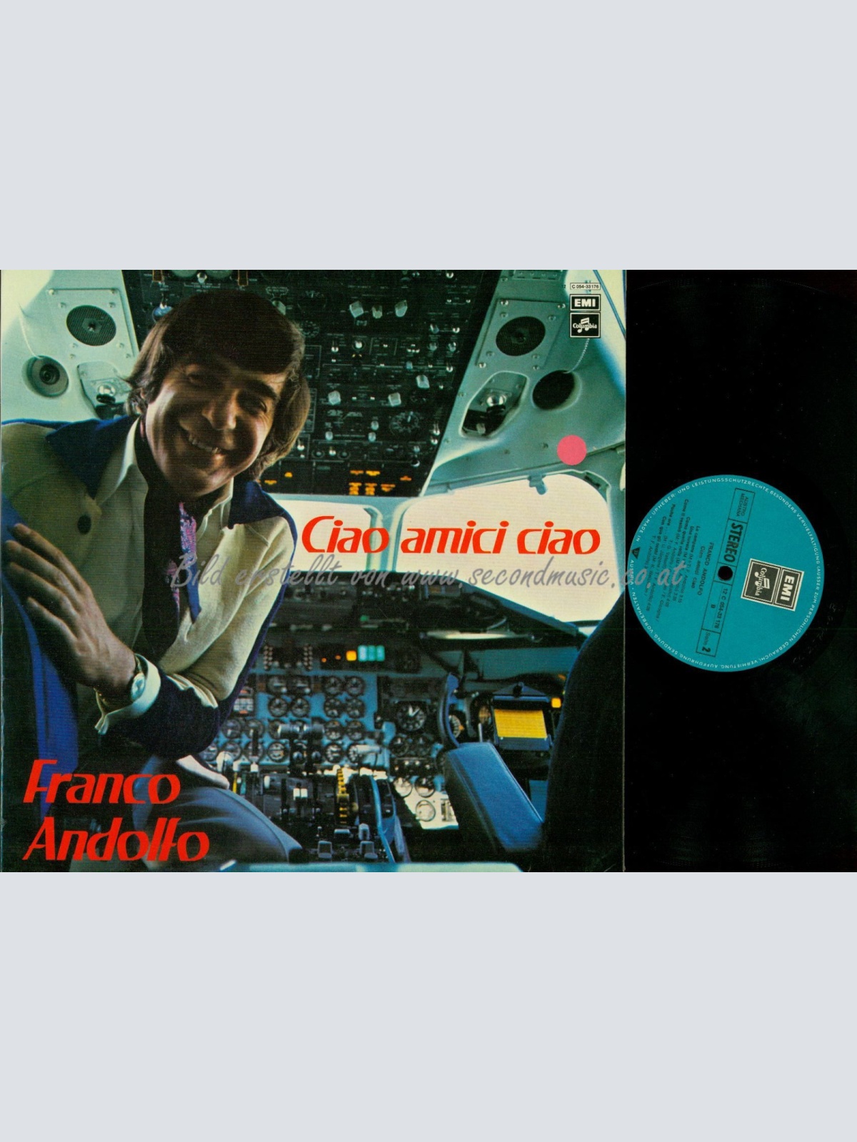LP--FRANCO ANDOLFO CIAO AMORE CIAO