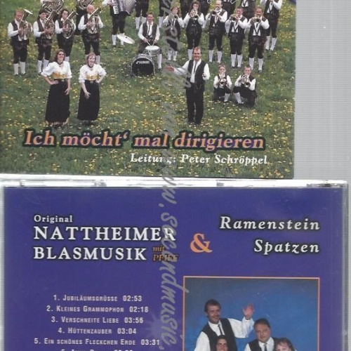 CD--ORIGINAL NATTHEIMER BLASMUSIK--ICH MOECHTE MAL DIRIGIEREN