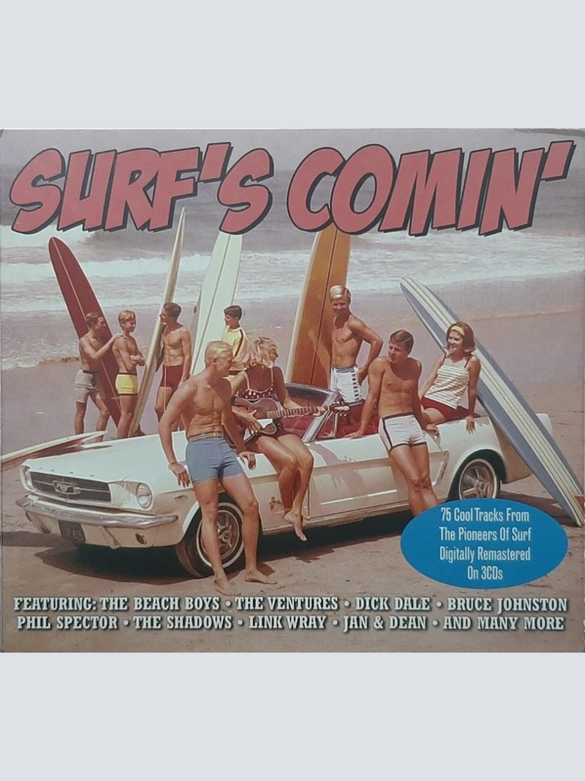 3xCD, Comp, RM Various - Surf's Comin'