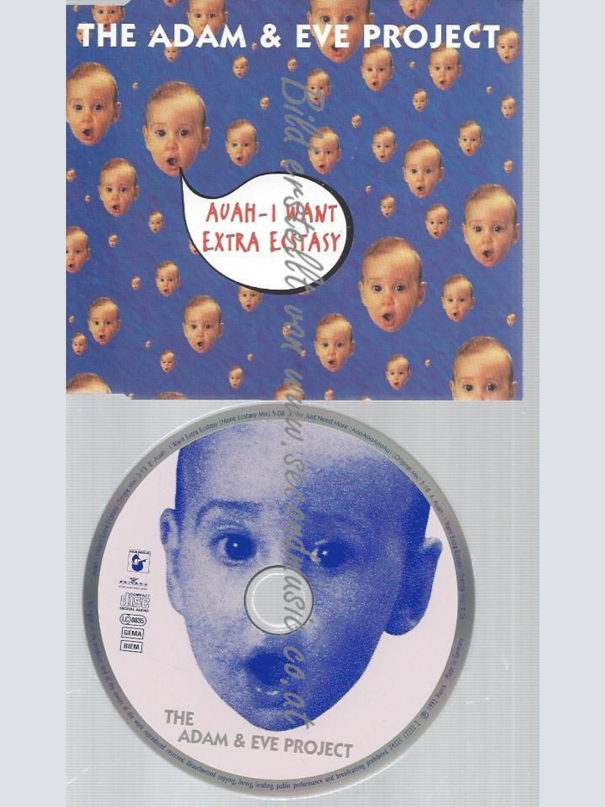CD--ADAM & EVE PROJECT--AUAH-I WANT EXTRA ECSTASY
