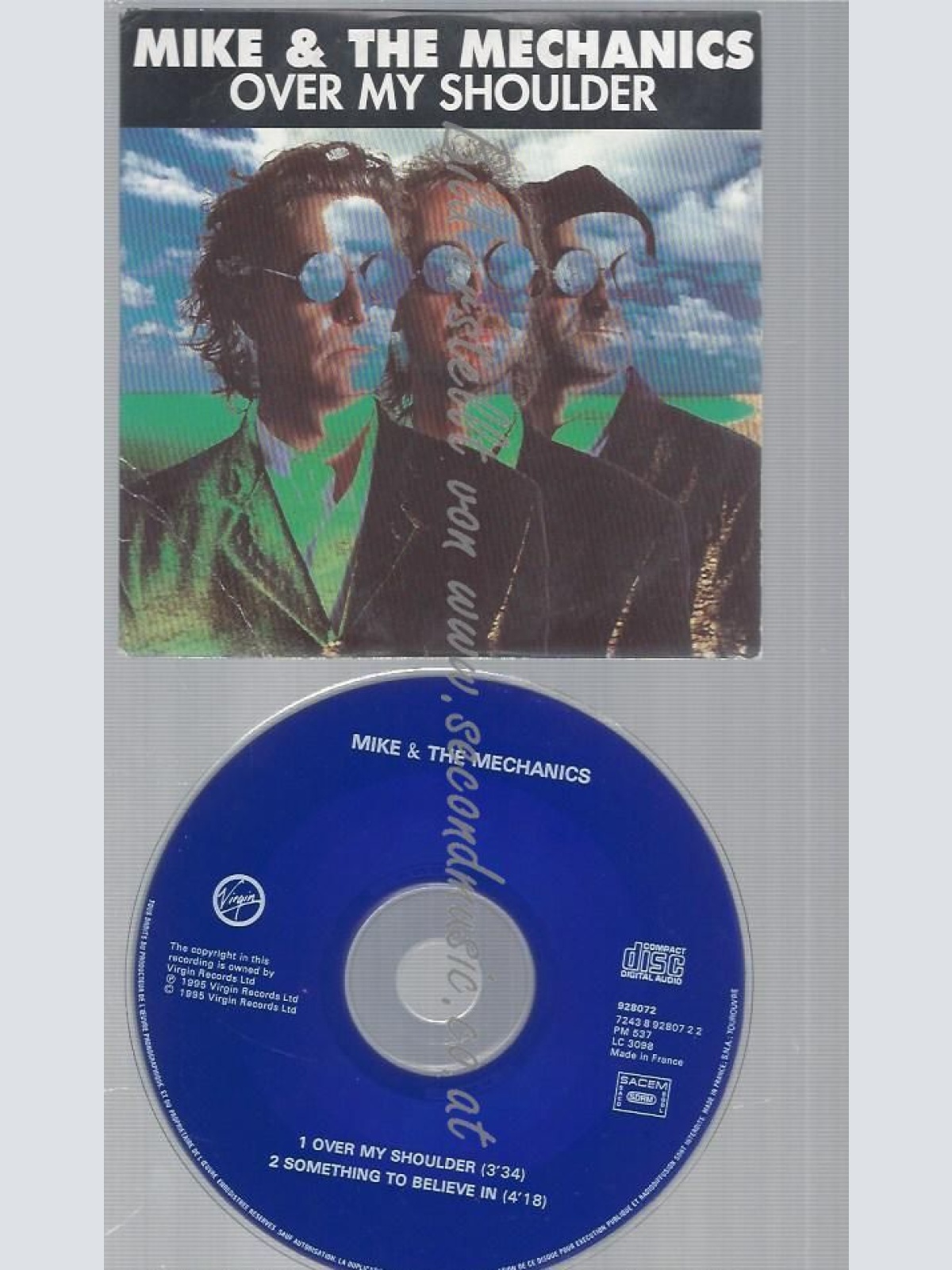 CD--MIKE & THE MECHANICS--OVER MY SHOULDER [CD ] -UK -