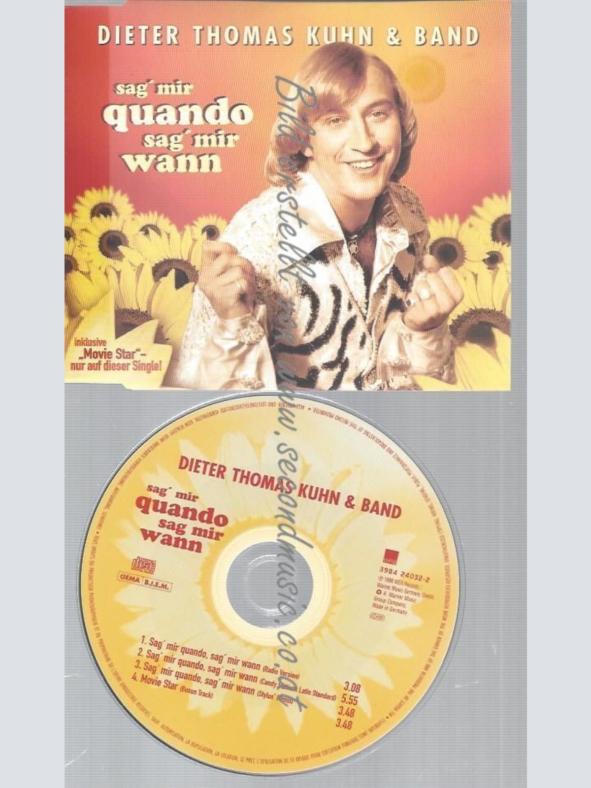 CD--O/ DIETER THOMAS KUHN--SAG MIR QUANDO SAG MIR WANN