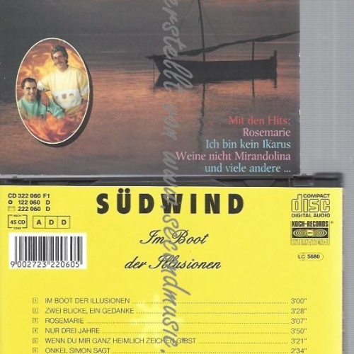 CD--SÜDWIND --IM BOOT ER ILLUSIONEN