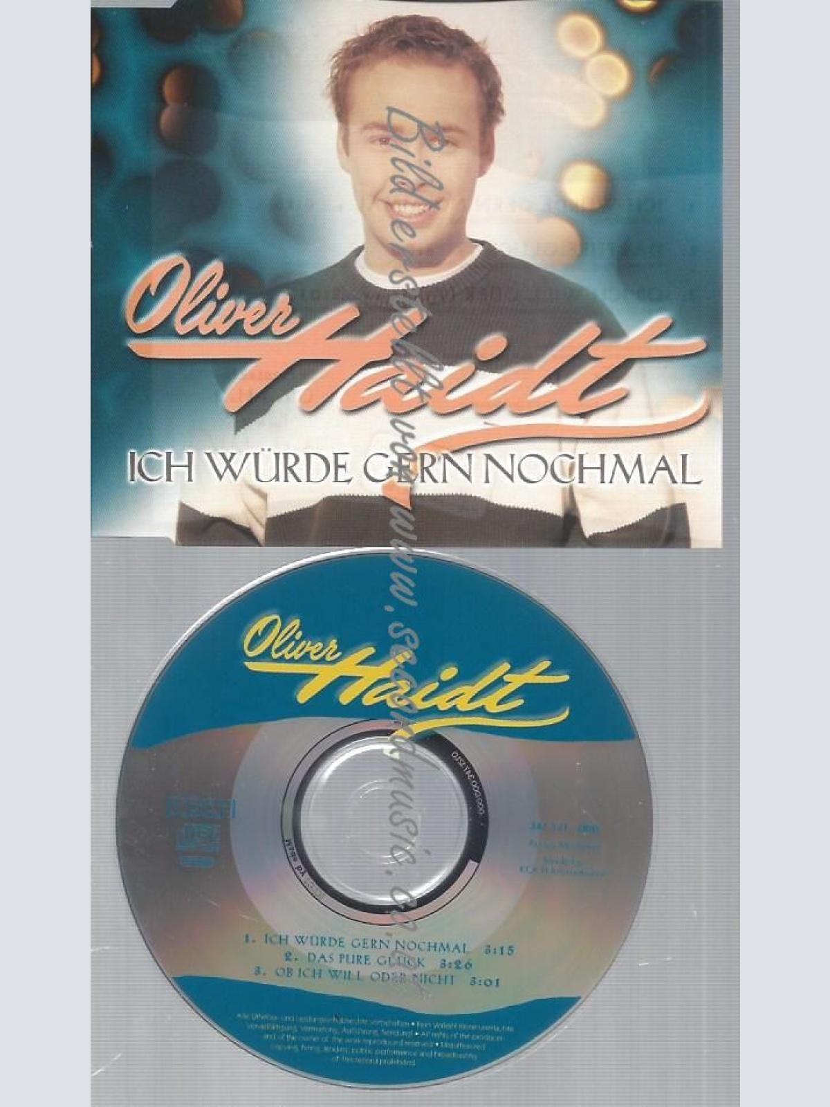 CD--HAIDT,OLIVER--ICH WUERDE GERN NOCHMAL | SINGLE