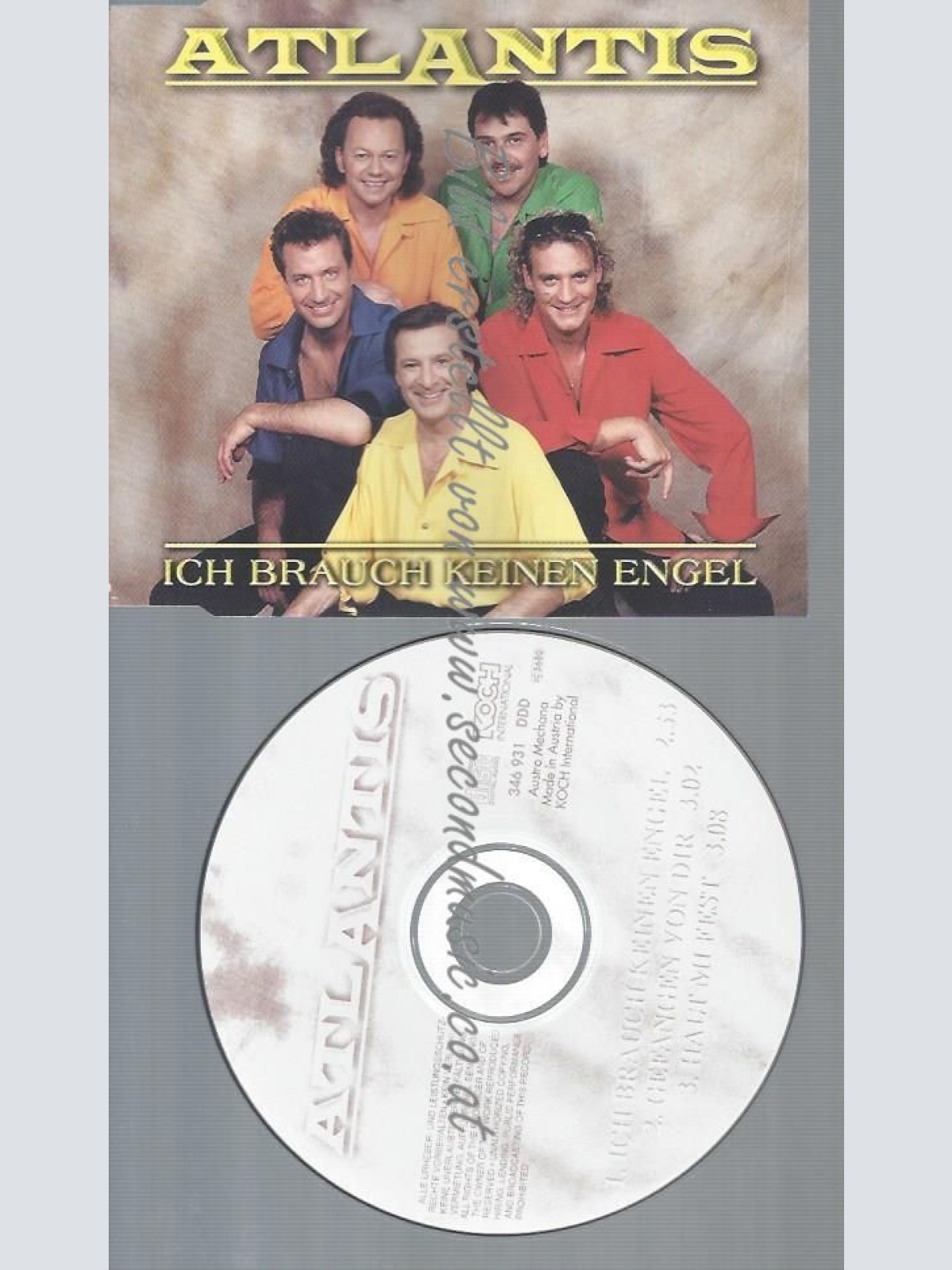 CD--ATLANTIS--ICH BRAUCH KEINEN ENGEL