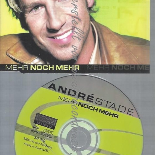 CD--  STADE,ANDRE--MEHR NOCH MEHR | SINGLE