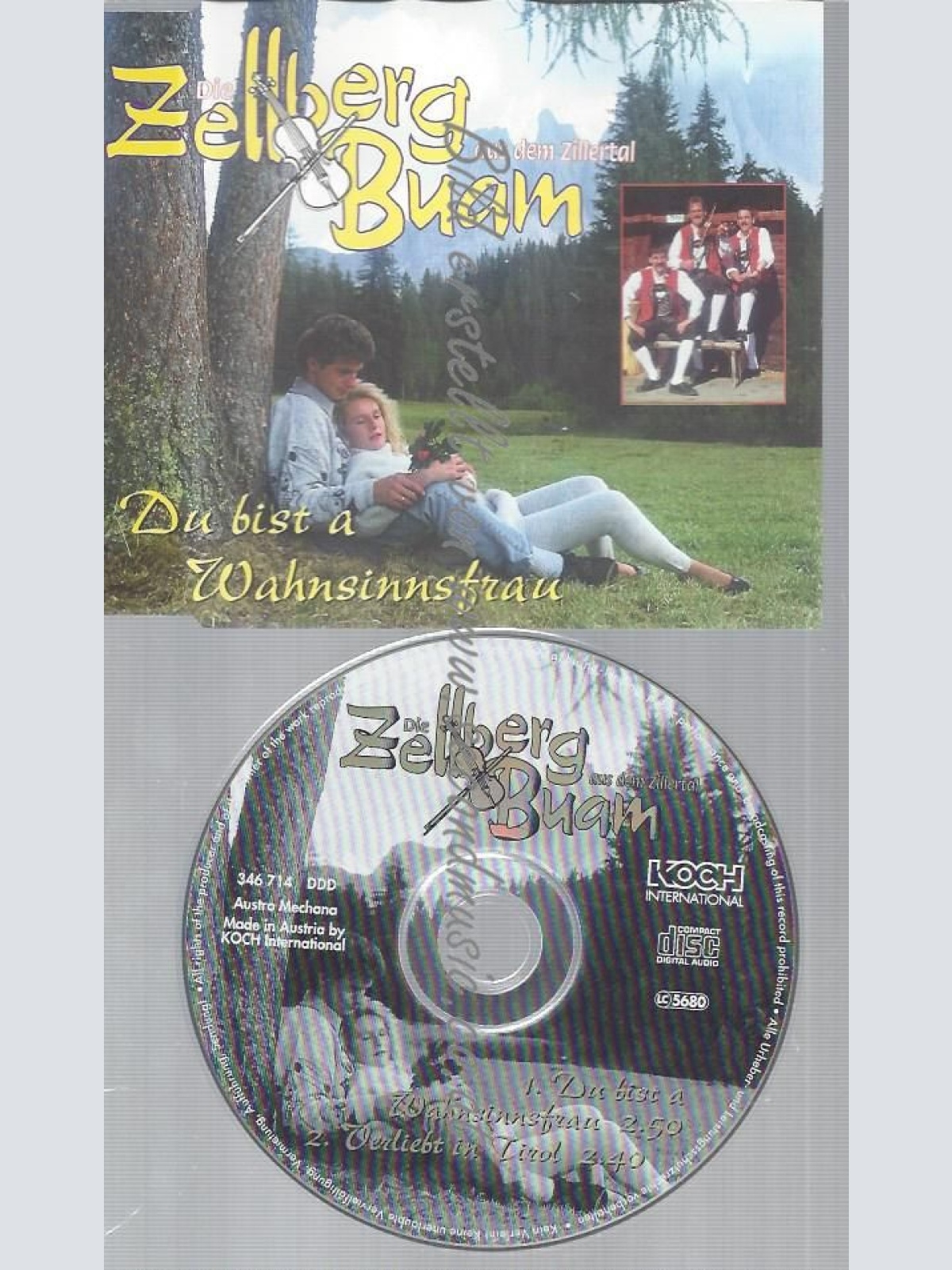 CD--ZELLBERG BUAM,DIE--DU BIST A WAHNSINNSFRAU