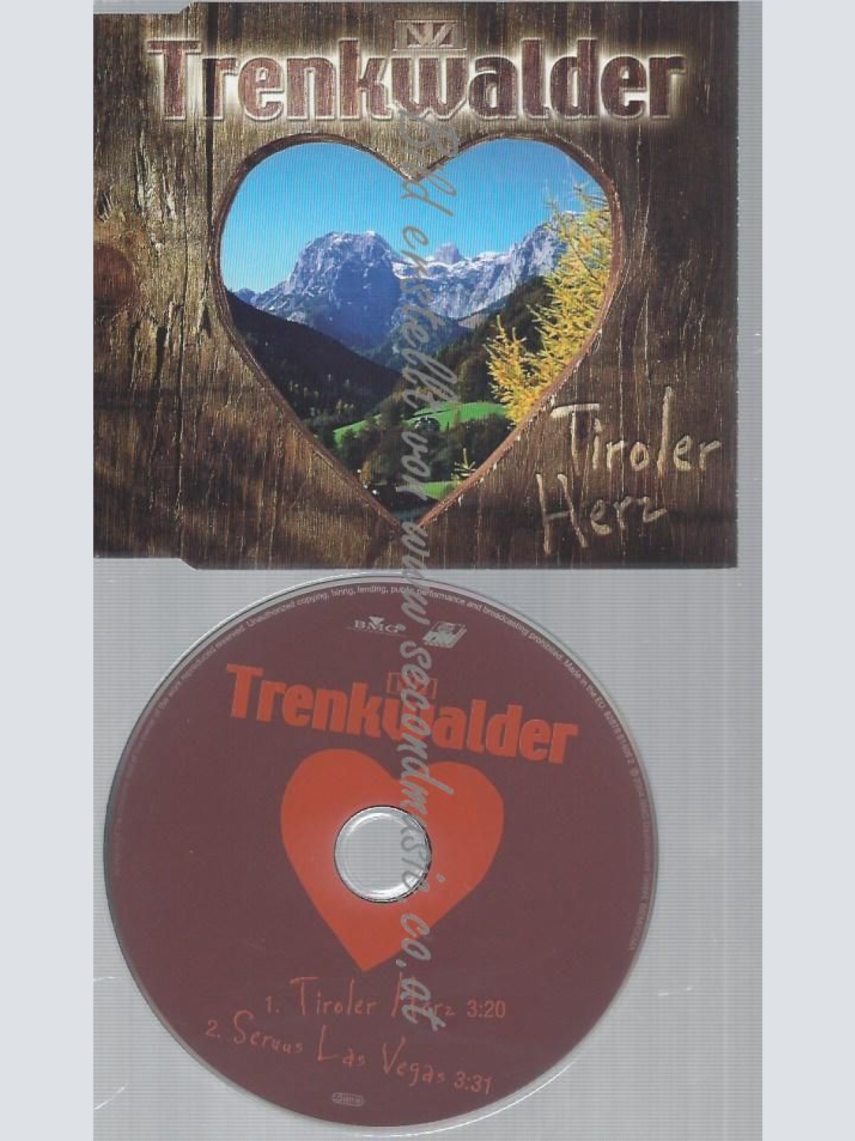 CD--ERVUS LAS VEGAS --/ TRENKWALDER--TIROLER HERZ